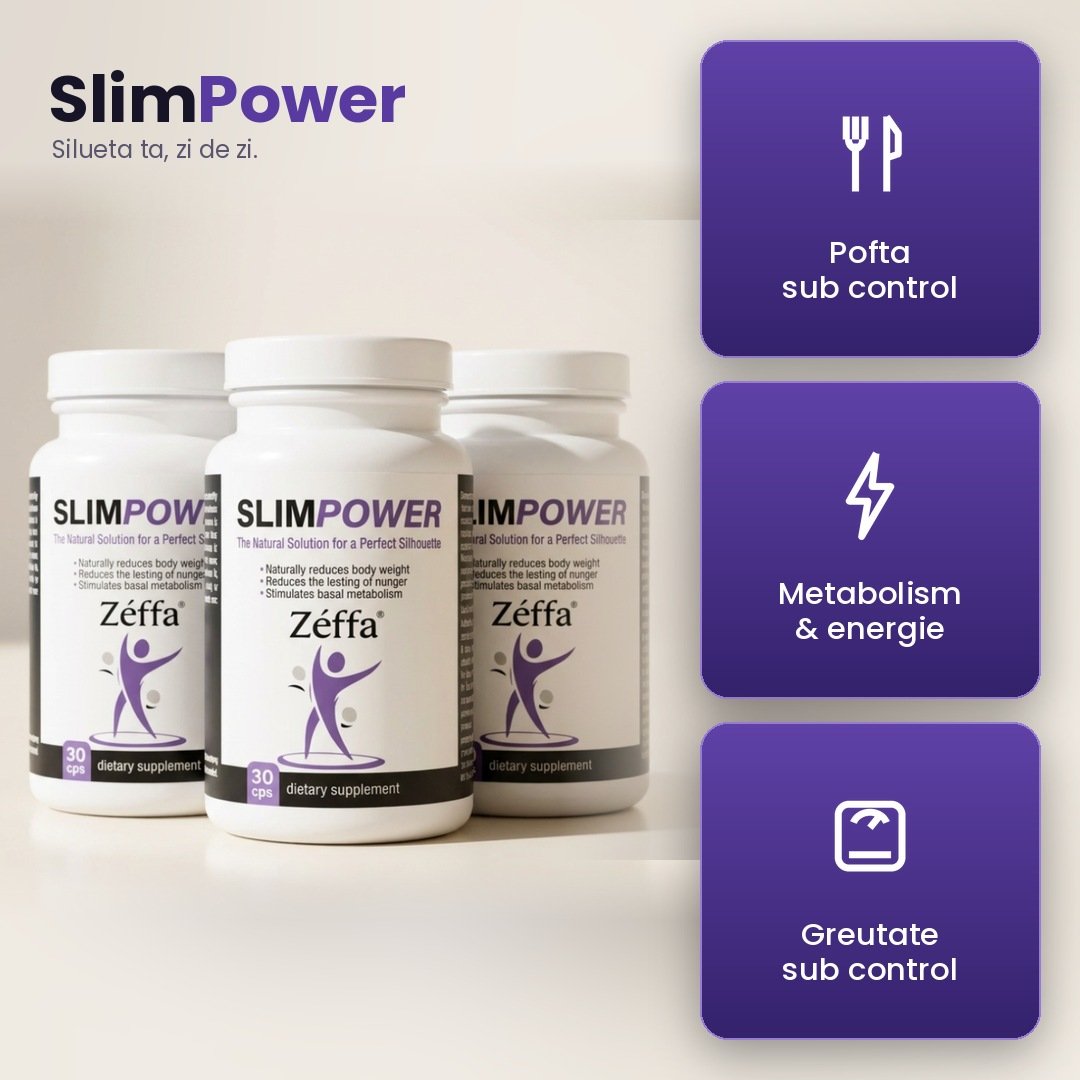 Pachetul SlimPower: 3 flacoane, 90 de capsule